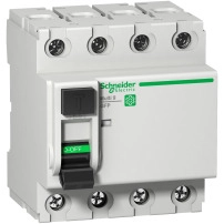 SCHNEIDER ELECTRIC ДТЗ (RCCB), Multi9 GFP, 4P, 25A, A-SI type, 30mA