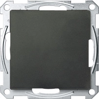 Push-button Pro T, Merten System M, anthracite, matt, Temperature sensor, Touchless mode