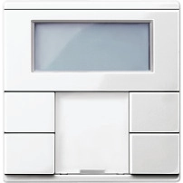 SCHNEIDER ELECTRIC Термостат с дисплей, KNX, полярно бял, System M