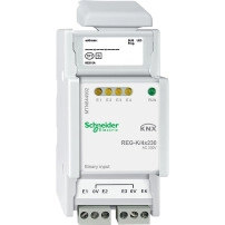 SCHNEIDER ELECTRIC Binary input module REG-K/4x230, light grey
