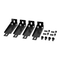 APC NetShelter Aisle Containment, Cabinet Install Bracket, Set of 4, Black