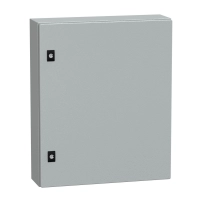 Табло Spacial CRN с плътна врата с монтажна плоча, H600xW500xD150 IP66 IK10 RAL7035..