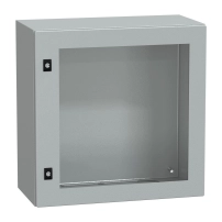 Табло Spacial CRN с прозрачна врата без монтажна плоча, H600xW600xD300 IP66 IK08 RAL7035..