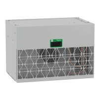 Климатик за монтаж на горен панел, Climasys CU, 1k5W, 2 полюса, 400/460V, 50/60Hz, IP54