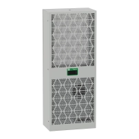 Климатик за страничен монтаж, Climasys CU, 1k6W, 2 полюса, 400/460V, 50/60Hz, IP55
