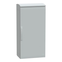 Табло за стоящ монтаж, полиестер PLAT отворен капак с козирка 1000x500x320 IP44