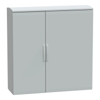 Табло за стоящ монтаж, полиестер PLAT отворен капак с козирка 1250x1250x420 IP44