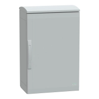 Табло за стоящ монтаж, полиестер PLAT отворен капак с козирка 750x500x320 IP44