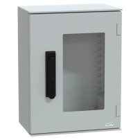 SCHNEIDER ELECTRIC Wall mounted polyester enclosure, 430x330x200mm, IP66