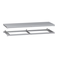 Горна и долна рамка, PanelSeT SFN, за ел. табло W1600 D600мм, включен горен панел