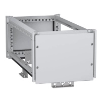 Шинен отсек горен, PanelSeT SFN, за ел. табло В300хШ400хД800mm, IP55