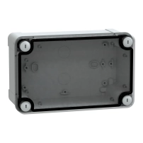 Индустриална кутия TBS 192x121x87 с прозрачен капак