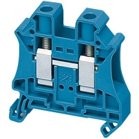 SCHNEIDER ELECTRIC Terminal block, Linergy TR, blue, 10mm2, passthrough, 2 points
