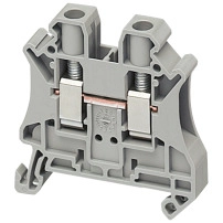 SCHNEIDER ELECTRIC Terminal block, Linergy TR, grey, 6mm², passthrough, 2 points