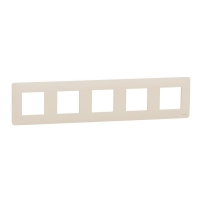 Петорна рамка, крем 5gangs Unica Studio frame beige