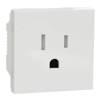 SCHNEIDER ELECTRIC Socket 2P+E, 15A, 2 modules