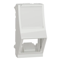 Централна платка, New unica, 1 x RJ45, SOne, 1 м, наклонена, бяла