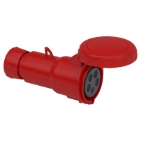 Индустриален присъединител, бърза връзка, Mureva PK, 32A, 3P+N+E, 400V, IP67