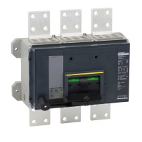прекъсвач, PowerPacT R, 2000A, 3 полюс, 600VAC, 50kA, busbar, Micrologic 3.0, 80%