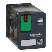 Power relay 15A 2CO lock LED 230V AC