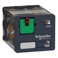 Power relay 15A 3CO lock LED 24V AC