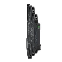 SCHNEIDER ELECTRIC Реле+цокъл с пружинни клеми 6A, 1CO, LED, пруж. клеми, 24V AC/DC