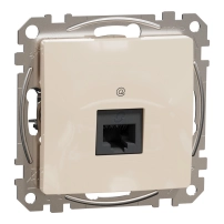 Изход за данни CAT 6 UTP, RJ45, крем