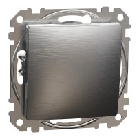 2-way switch10AX Brushed Alu impr