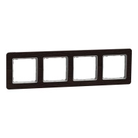 Frame 4 gang Wood Wenge impression