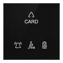 MODBUS GLASS KEYCARD HOLDER PANEL