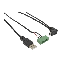 USB-C кабел, SpaceLogic HMI, Y-образен, 2,85 м (9,35 фута), 24 VDC, за AS/AS-P/AS-B