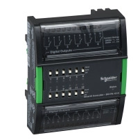 Централен I/O модул, SpaceLogic, 12 цифрови изхода Form A, превключватели за ръчно управление/превключване