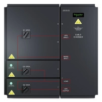SYMMETRA PX 96/160KW WALL-MOUNTED MAINTENANCE BYPASS PANEL, 400V