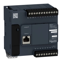 SCHNEIDER ELECTRIC Logic controller Modicon M221, 16 IO, 9 DI, 7 DO, transistor, PNP