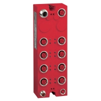 Цифров I/O разширителен блок, Modicon TM7, IP67, 8 DI/4 DO, 24 V DC, 2 A, M12 конектор