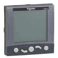 SCHNEIDER ELECTRIC Switchboard display module FDM 121, 1 connected device, screen 96 x 96 mm, IP54 on front face