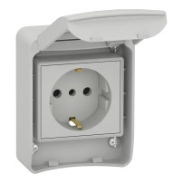 Индустриален контакт за стенен монтаж, Mureva PK, 125A, 3P+N+E, 400V, IP67