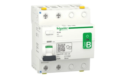 Acti9 iID - Автоматичен прекъсвач за остатъчен ток - 2P - 25A - 30mA - B-SI тип