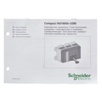 Допълнителен адаптер за вертикално свързване, ComPacT NS1600/NS2500, 4 полюса, фиксиран, 1600A/2500A, 4 части