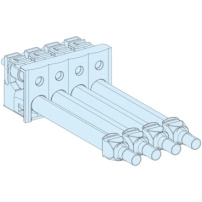 SCHNEIDER ELECTRIC Insulating cover PrismaSeT Linergy, BW, for direct connection of cables 10-25mm² on insulated busbar, IPXXB, set of 8