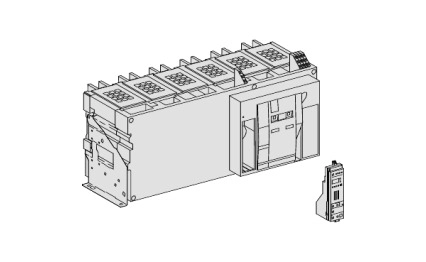 Товаров прекъсвач Masterpact NW40HA - 4000 A - 690 V - 3 полюса - фиксиран