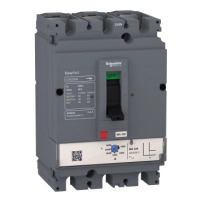 Прекъсвач EasyPact CVS250N, 50kA, 415VAC, 250A номинален, термомагнитно TM-D изключващо у-во, 4P 3d