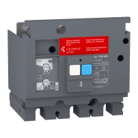 Прекъсвач EasyPact CVS250N, 50kA, 415VAC, 250A термомагнитно TM-D изключващо устройство, 3P 3d