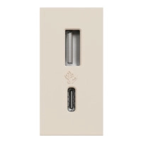 New Unica USB излаз Тип A+C, 1 модул, 12W, алуминий
