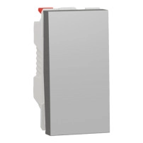 Еднопол. ключ-1м.One-way switch 10A 1module бял