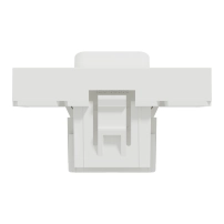 Издърпайте низов превключвател, New unica, 1-полюса, 2-полюса, 10A, 2 модула, безвинтово свързване, антибактериален, IP21D, бял