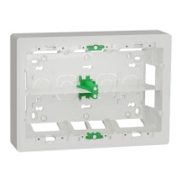 Централна плоча, New unica, 1xRJ45, SOne, 2m, прав, със защита, антрацит