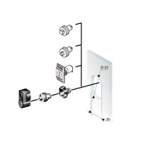 Миниатюрен клемен блок Linergy - 4mm? 32A 1x1 с винт - сив
