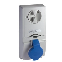 Индустриален контакт с блокировка, Mureva PK, монтаж в табло - 16 A - 3P + E - 200...250 V AC - IP65