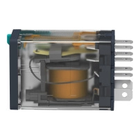 Power relay 15A 1CO lock 120V AC